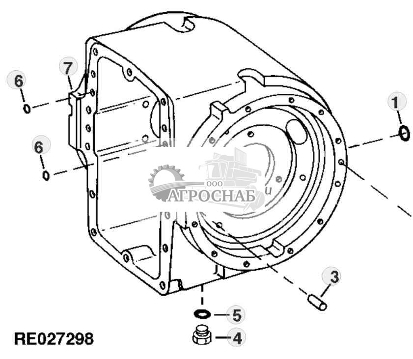DIFFERENTIAL CASE (WO PARK BRAKE) 